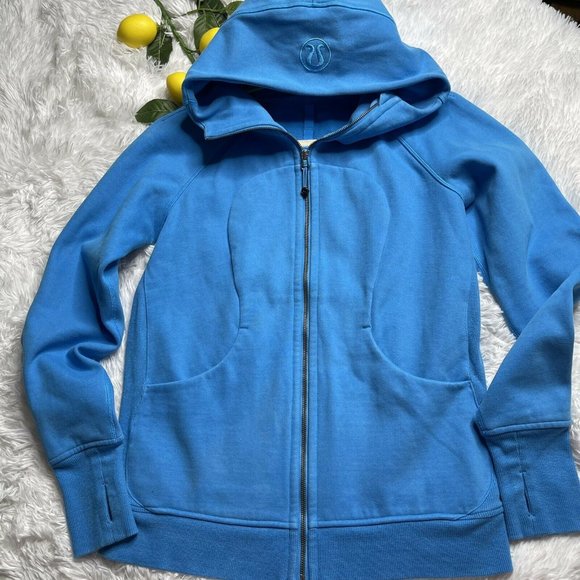 lululemon athletica Tops - Lululemon Scuba Hoodie III Kayak Blue Womens10